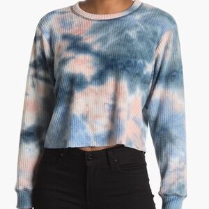 Tie Dye Waffle Top